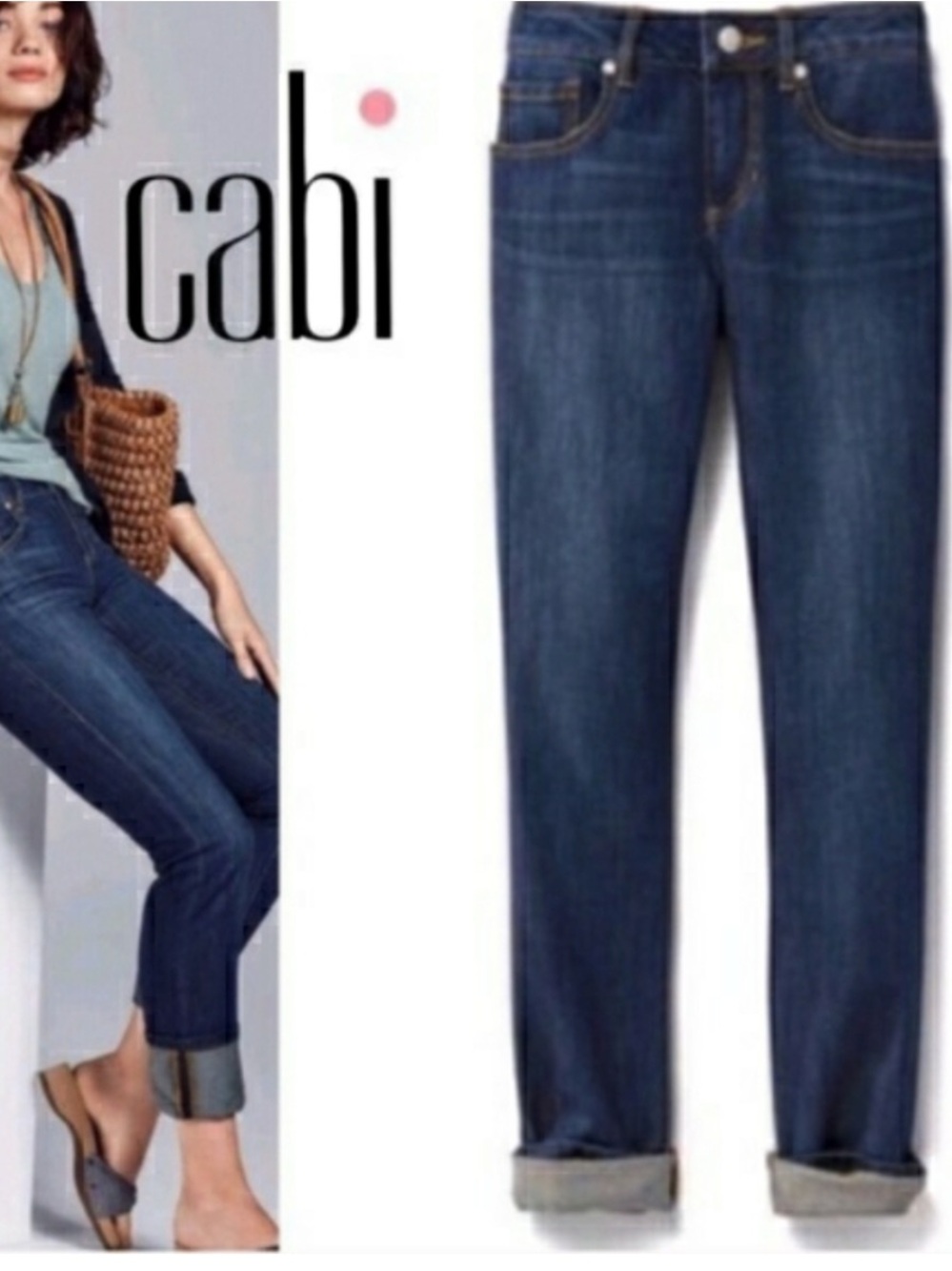 Cabi 5166 The Straight Jeans - Picture 2 of 8